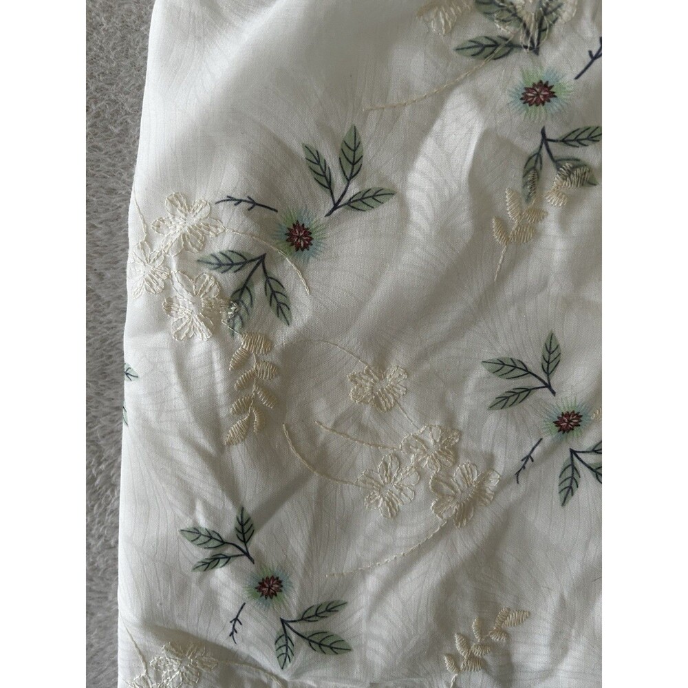 Kirious Los Angeles 2 Piece Shirts And Top Set Floral Embroidered Size Small - Picture 4 of 16